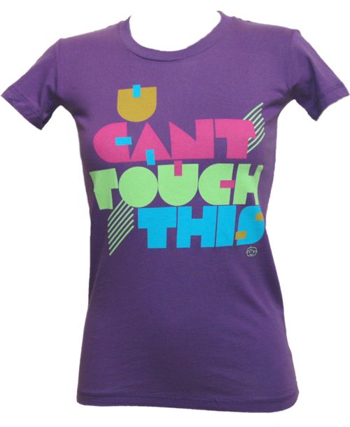 Purple Ladies Can` Touch This Ladies T-Shirt from Goodie Two Sleeves
