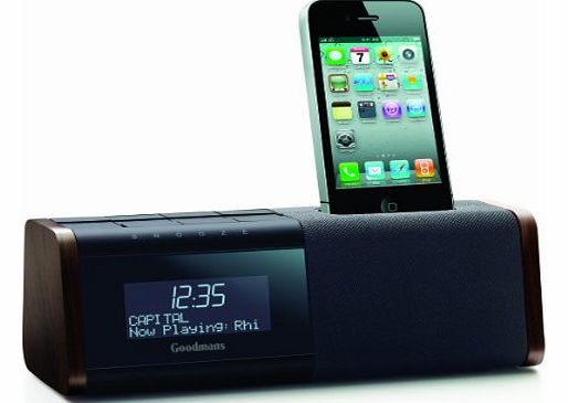 GCR1881DABIP DAB Digital Alarm Clock with iPod Dock
