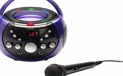 Goodmans XB9 Karaoke Machine - Purple