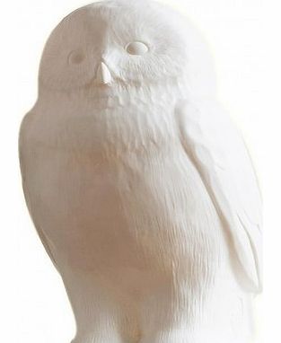 Owl Lamp White `One size