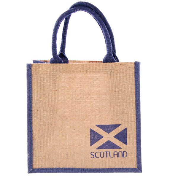 Goods Monkey Jute Bag, Small Scottish Flag