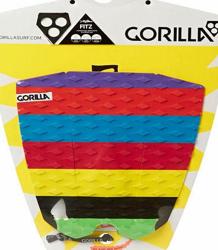 Gorilla Fitz Mercury Grip Pad - Multi Coloured