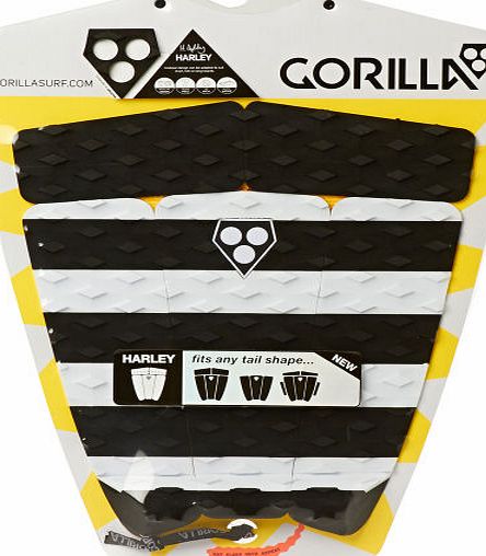 Gorilla Harley Black Stock Stripes Grip Pad -