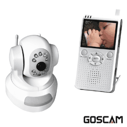 Goscam Roomview Baby Monitor 2.5andquot;   Motorised Pan and Tilt Camera