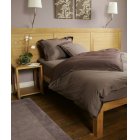 Gossypium Fair Trade Organic Cotton Bed Linen - Mocha Bed