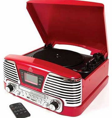 Memphis 4 in 1 Record Player Music System -