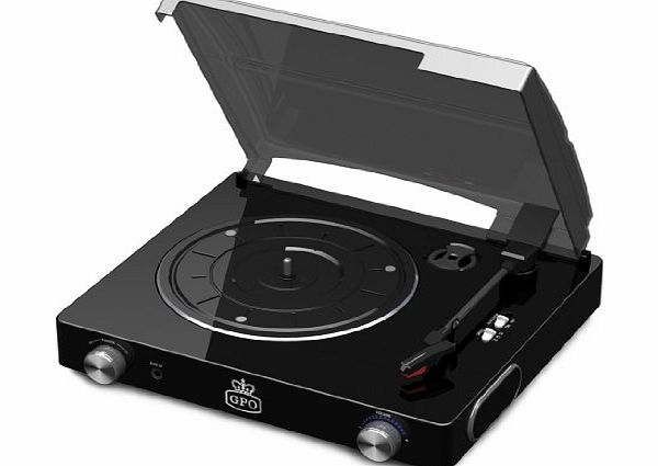 Stylo Retro Turntable Black Music Player