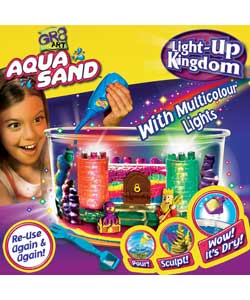 GR8 Art Aqua Sand Rainbow Light Up Gift Set