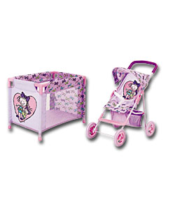 Graco 2-in-1 Doll Travel Set