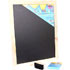CHALKBOARD WITH CHALK and DUSTER