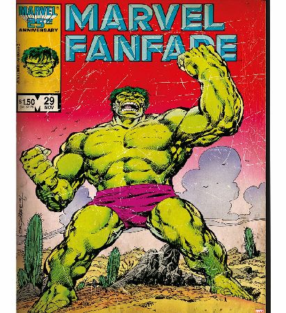 Marvel Comics The Incredible Hulk Printed Canvas