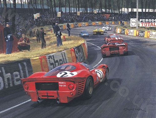 1967 Other Motorsport - Mike Parkes Print