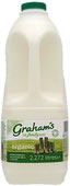 Grahams Organic Semi Skimmed Milk 4 Pints (2.27L)