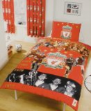 OFFICIAL LIVERPOOL FC 5 TIMES CHAMPIONS OF EUROPE SINGLE DUVET CASE   PILLOW CASE