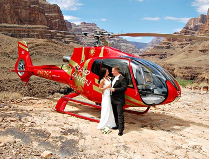Grand Canyon Helicopter Wedding