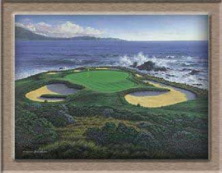 Grandison Galleries Pebble Beach - 7th Hole No Frame/mount