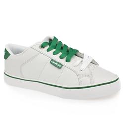 Male Winsor Leather Upper in White and Green