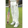 Standard fit cricket trouser with durable polyester twill fabric.  Fly front with elasticated waistb