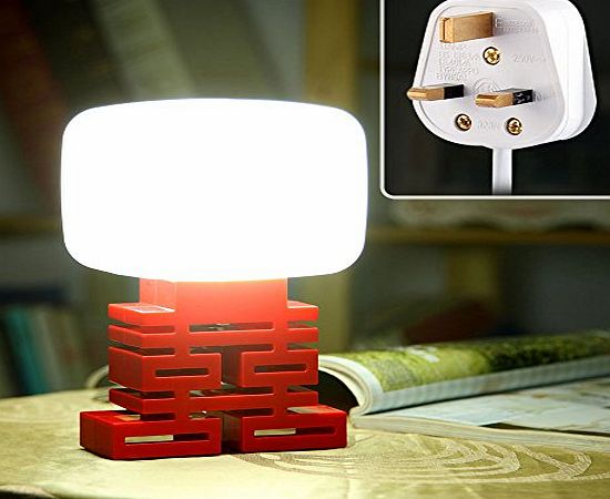 GRDE Smart Sound Control Lamp, Lucky Bedside Table Lamp with Sound Activated Function, Energy Saving LED Night Light, Great Gift for Children (Upgrade Version, UK Plug)