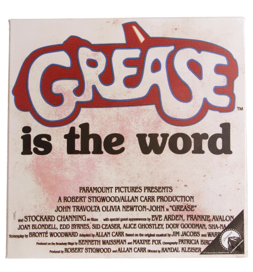 Grease Is The Word 30x30 Canvas Art Print