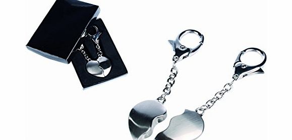 Great Gifts His and Hers Forever Heart Keyring - Gents, Mens, Mans, His, Lady, Ladies, Women, Her On Sale, Offer Birthday, Christmas, Xmas Present, Gift Idea