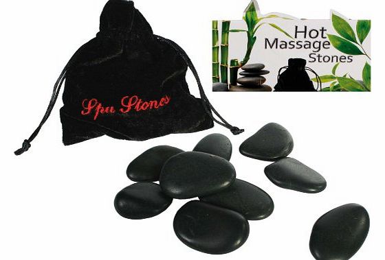 Great Gifts Hot Massage Stones - Rocks, Relaxing Spa, Pamper at Home - Women, Woman, Lady, Ladies, Her Great Present, Gift Idea For Secret Santa