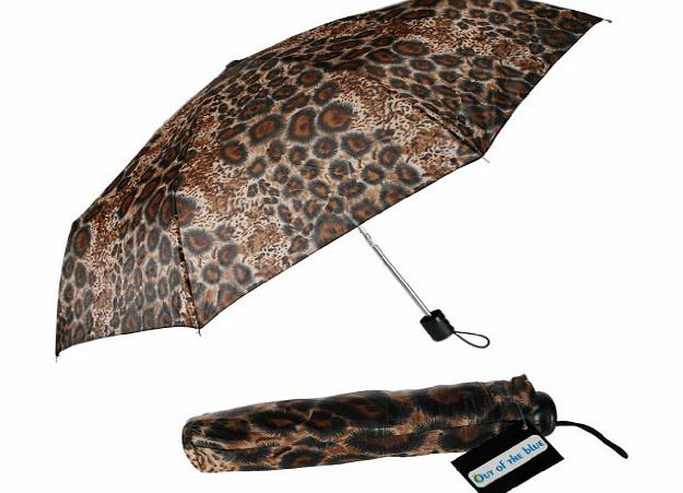 Great Gifts Leopard Umbrella - Dont Get Caught In The Rain - Girl, Girls, Child, Kids Popular, Best, Top Selling Xmas, Christmas or Birthday Gift, Present Ideas Toys, Games