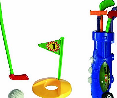 Great Gifts Plastic Golf Caddy - Golfing Set - Girls / Girl / Boy / Boys / Child / Children / Kid Reduced / Discounted / On Sale / Offer Xmas / Christmas / Present / Gift