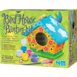 4M Bird House Painting Kit