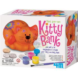 Great Gizmos 4M Paint Your Own Kitty Bank