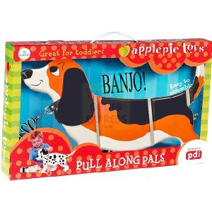 Great Gizmos Applepie Toys Pull Along Pals Banjo Dog