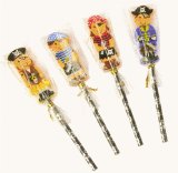 Great Gizmos Pirate Pencil with Eraser Topper