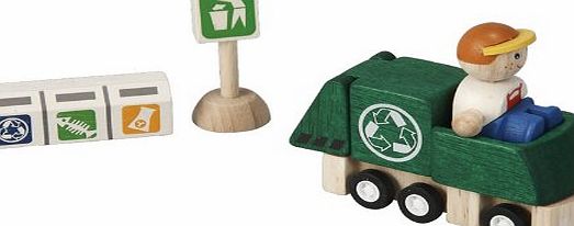Great Gizmos Plan Toys Recycling Truck Set