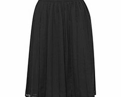 Night Lights black sequin full skirt