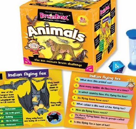 Green Board Games BrainBox: Animals