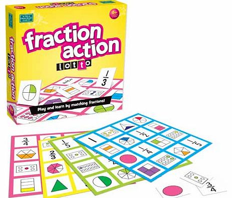 Green Board Games Fraction Lotto Game