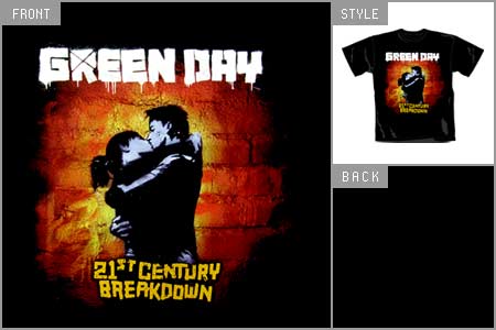 Green Day (21st Cover) T-shirt brv_12142000P