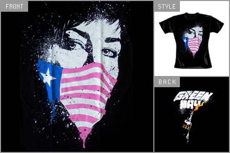 Green Day (American Mask) *Import* Girls T-shirt
