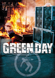 Green Day Fire Poster