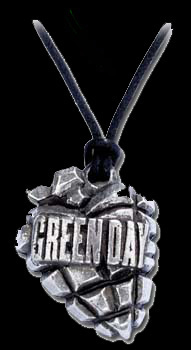 Green Day Grenade Pendant