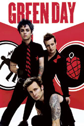 Green Day Red Poster