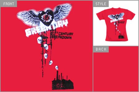 Green Day (Skull Factory) *Import* Girls T-shirt