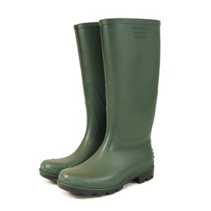 green Full Length Wellington Boot - Size 5/38