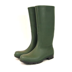 green Full Length Wellington Boot - Size 9/43