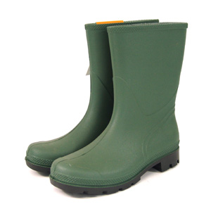 green Half Length Wellington Boot - Size 5/38
