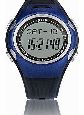 Green House Health Watch SPV901 Colorful Wrist Watch for Health 3D Pedometer Blue