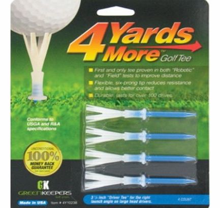 Green Keepers 4 Yards More Tees 4 Pack 83mm