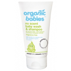 Organic No Scent Baby Wash & Shampoo from