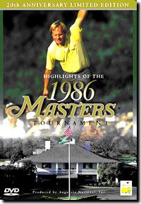 Green Umbrella MASTERS 1986 - NICKLAUS - LIMITED EDITION