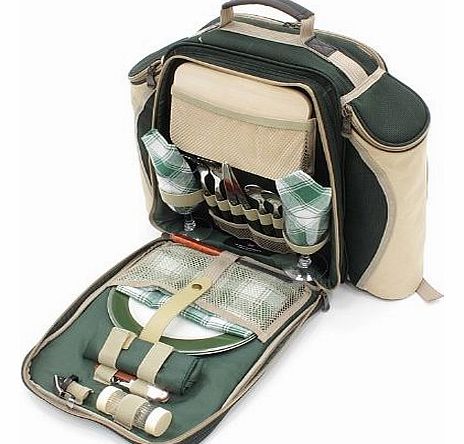 Greenfield Collection (I-Fulfilment) Greenfield Collection Deluxe 2 Person Picnic Backpack Hamper